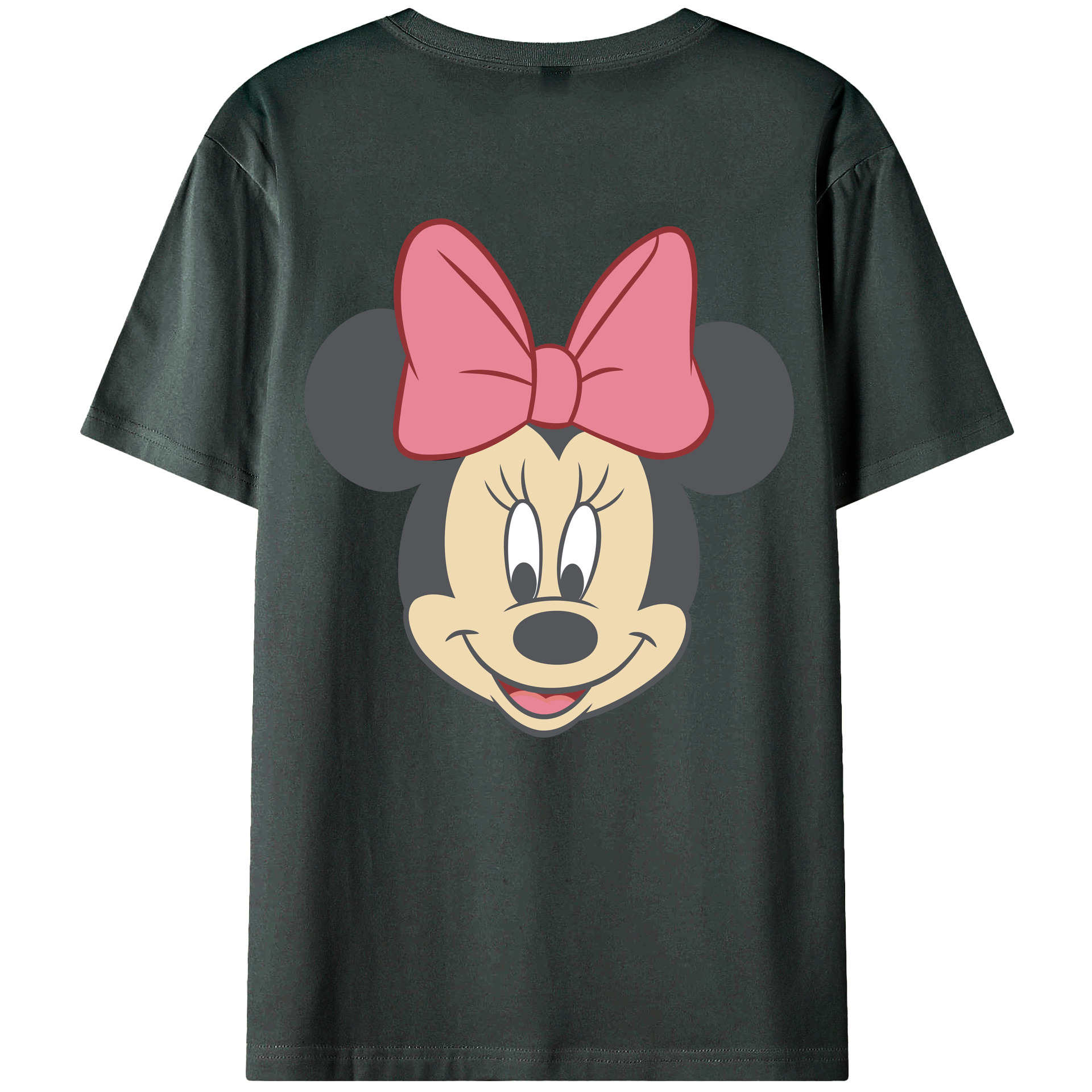 ミッキーマウス Mickey Mouse 綿100％ メンズ半袖Tシャツ（バックプリント） 通気性